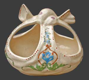 Vase en forme de panier, baluchon