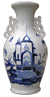 Vase japonisant dans le goût de Delft