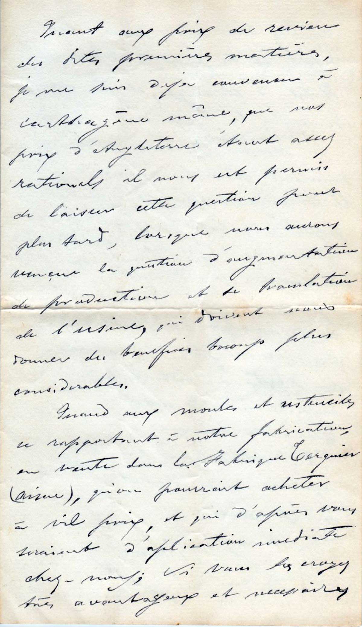 Page 3 de la lettre