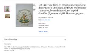 Impression écran de la page Web.
