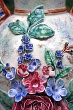 Vue d'un détail du décor