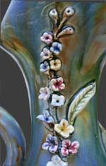 Vue d'un détail du décor