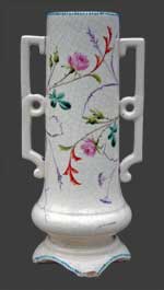 Vue de derrière du vase