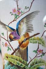 Vue d'un détail du décor