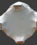 Vue du dessous du vase