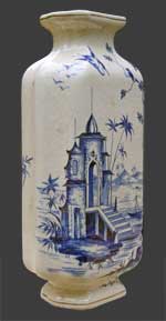 Vue de côté du vase