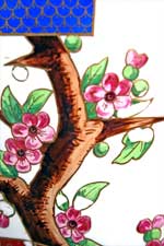 Vue d'un 5e détail du décor du vase de gauche