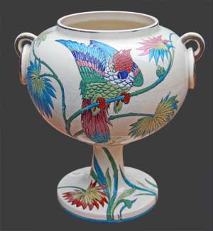 Vase, décor émaux cernés