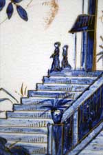 Détail du décor de la gourde