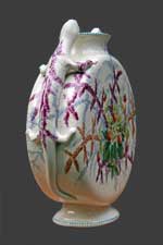 Vue de côté du vase
