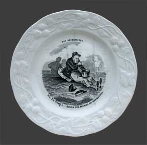 Vue d'une assiette de Nimy.
