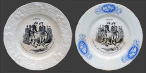 Vue d'une assiette de Nimy et d'Onnaing.
