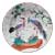 Plat ornemental, japonisant, oiseaux sauvages