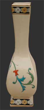 Vue de côté du vase