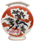 Gourde, décor japonisant