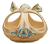 Vase en forme de panier