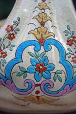Un détail du décor du vase