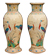 Paire de hauts vases