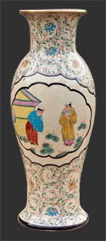 Le vase de gauche vue de dos