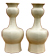 Paire de vases bouteilles