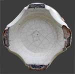 Vue du dessous du vase