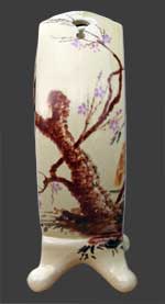 Vue de côté du vase