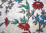 Détail du décor de la bonbonnière