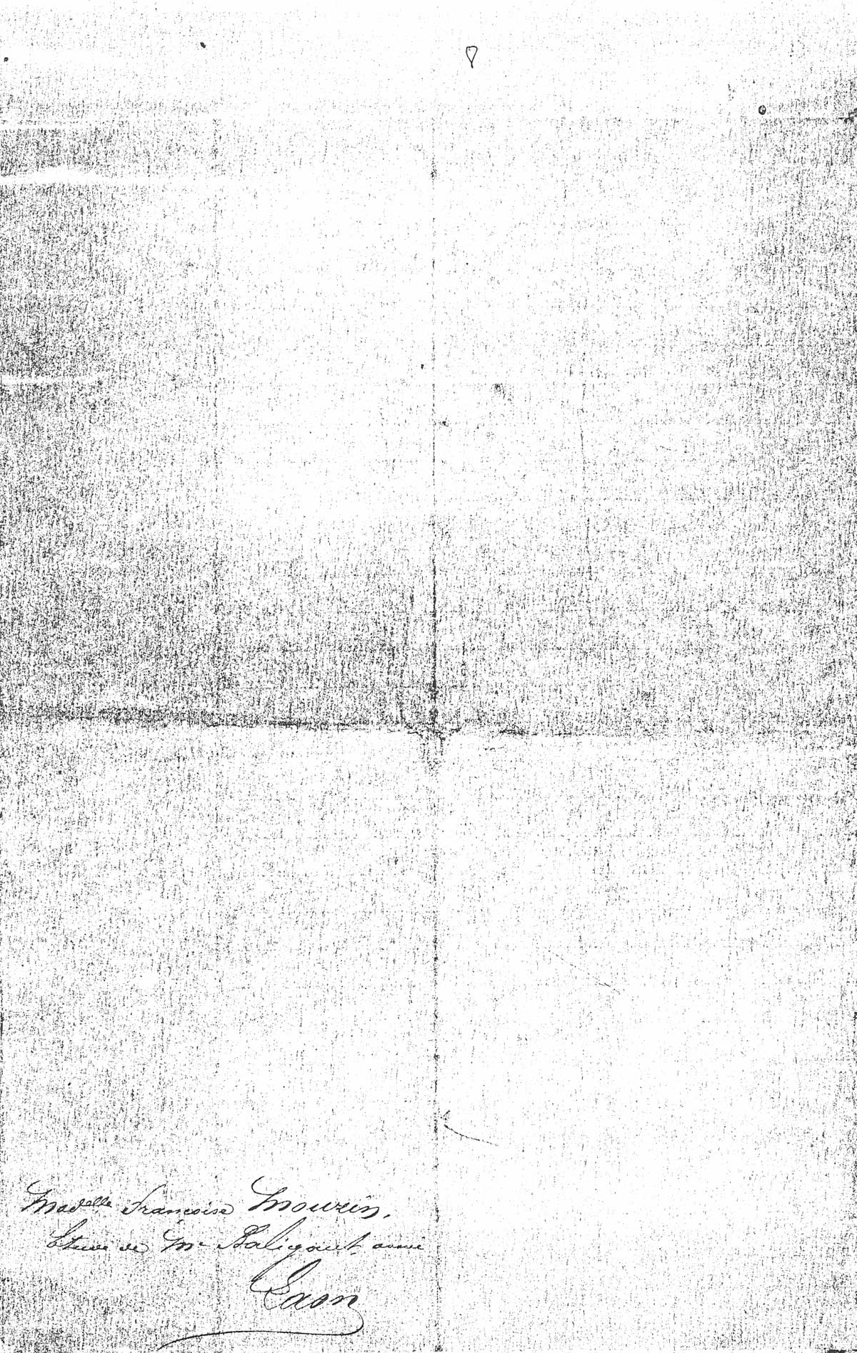 Dos de la chemise de l'homologation par le trbunal de la liquidation de la société de la faïencerie Auguste Mouzin et Cie à Tergnier
