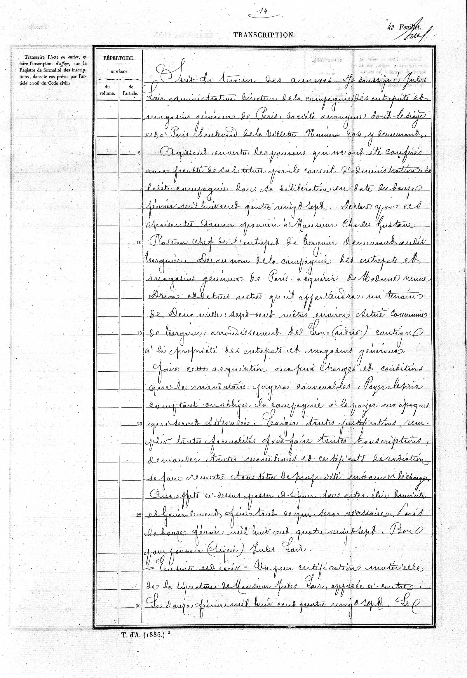 Acte d'achat - page 11