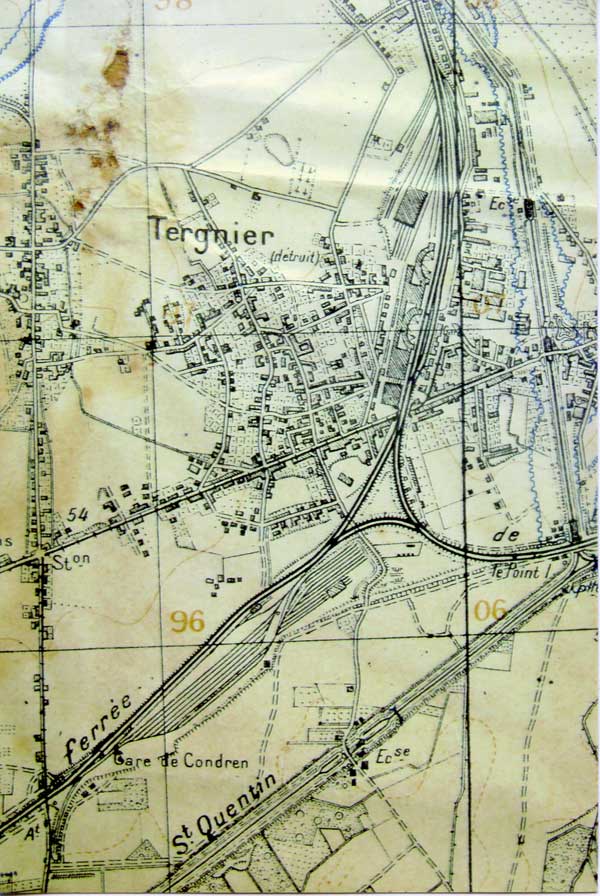 Plan de l'armée franrçaise début 1900