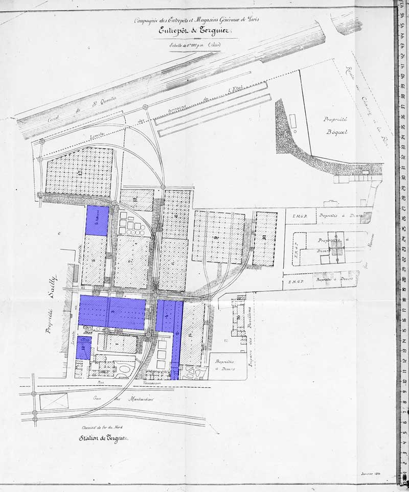 Plan de la faïencerie