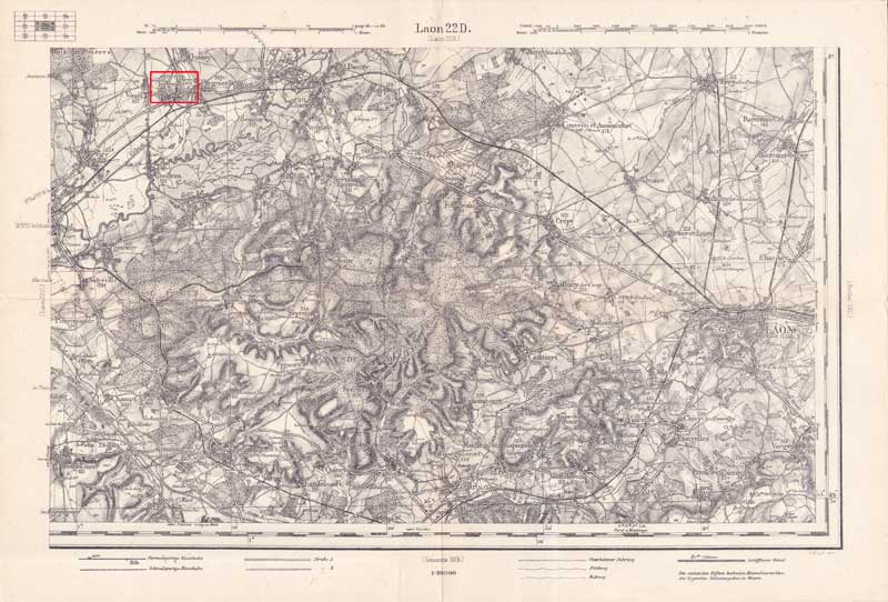 Plan cadastral actuel avec l'emplacement de la faïencerie