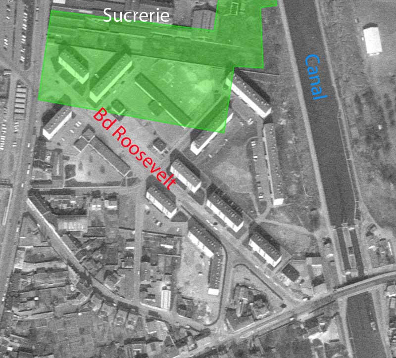 Vue aérienne de 1972